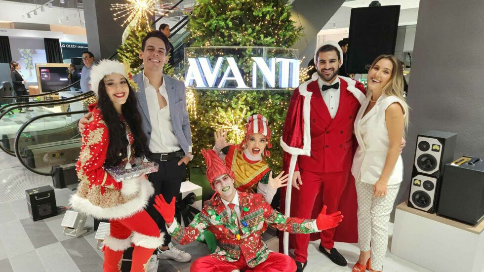 Encendido de la Navidad en la Galería Avanti