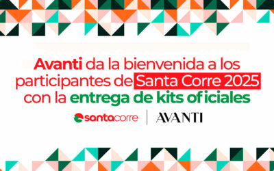 Avanti da la bienvenida a los participantes de Santa Corre 2025 con la entrega de kits oficiales